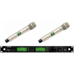 舒爾 SHURE UR24D+/KSM9/SL   一拖二無(wú)線(xiàn)手持話(huà)筒